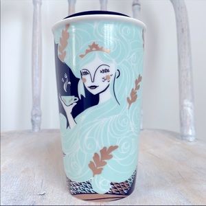 Starbucks Limited Holiday Siren Edition 2018 Ceramic Tall Traveler Mug 12oz